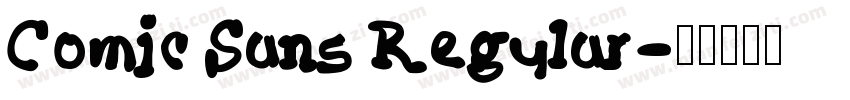 Comic Sans Regular字体转换